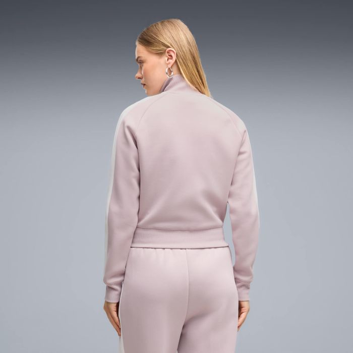 Puma T7 ALWAYS ON SHORT TRACK JACKET, ženski duks bez kapuljače, roza