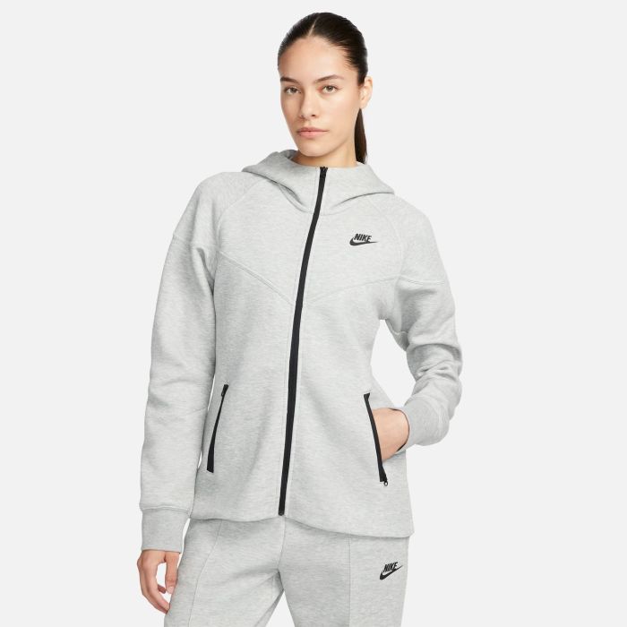 nike dukserica w nsw tch flc wr hoodie fz