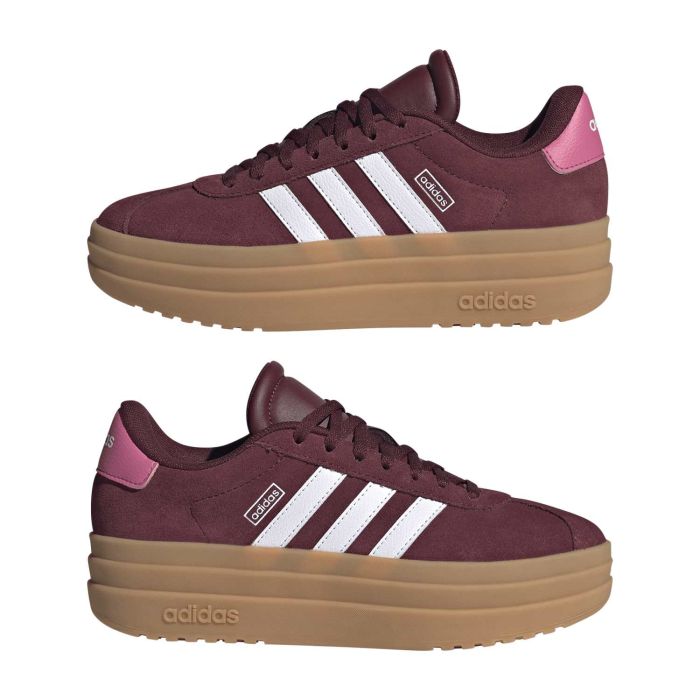 Adidas VL COURT BOLD J, dječije patike za slobodno vrijeme, crvena