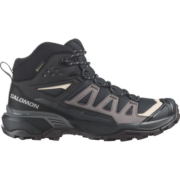 Salomon X ULTRA 360 MID GTX W, ženske planinarske cipele, crna