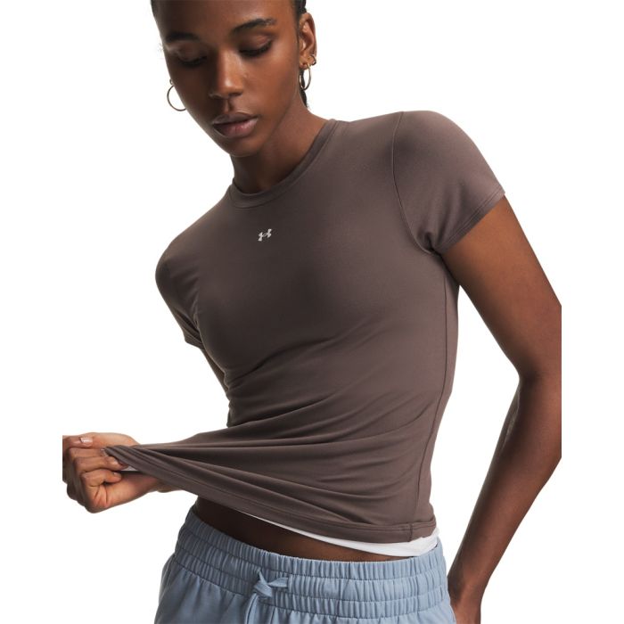 Under Armour MOTION FITTED SS, ženska majica za fitnes, braon