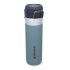 Stanley QUICK FLIP WATER BOTTLE 0,7L, alu termos boca kamp, siva