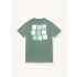Colmar COTTON T-SHIRT WITH EMBOSSED PRINT, muška majica, zelena