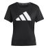 Adidas RUN IT TEE, ženska majica za trčanje, crna
