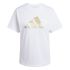 Adidas W T MET TEE, ženska majica, bijela