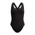 Crna Speedo SOLID SCOOP NECK 1PC AF, ženski kupaći, crna