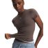 Under Armour MOTION FITTED SS, ženska majica za fitnes, braon