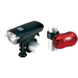 Cytec 1HP LED, set svjetala za bicikl, crna