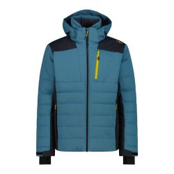 CMP MAN JACKET ZIP HOOD, muška jakna za skijanje, plava
