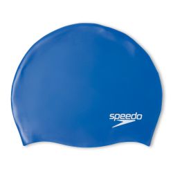 Speedo PLAIN MOULDED SILICONE CAP JU, dječija kapa za plivanje, plava