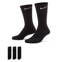 Nike U NK EVERYDAY CUSH CREW 3PR, čarape za fitnes, crna