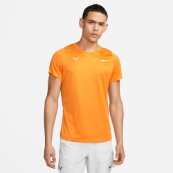 Nike RAFA M NKCT DF CHLLNGR TOP SS, muška majica za tenis, narandžasta