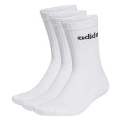 Adidas C LIN CREW 3P, čarape za fitnes, bijela