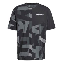 Adidas MT AOP TEE, muška majica za planinarenje, crna