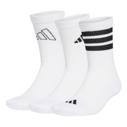 Adidas LOGO PACK 3PP, čarape za fitnes, bijela