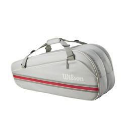Wilson TEAM 6 PACK, torba, siva