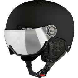 Alpina ARBER VISOR Q-LITE, kaciga skijaška, crna
