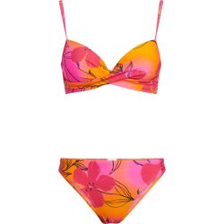 Firefly SARINA W PAINTED FLOWER, ženski kupaći, narandžasta
