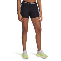 Under Armour TECH PLAY UP 2IN1 SHORTS, ženski šorc za fitnes, crna
