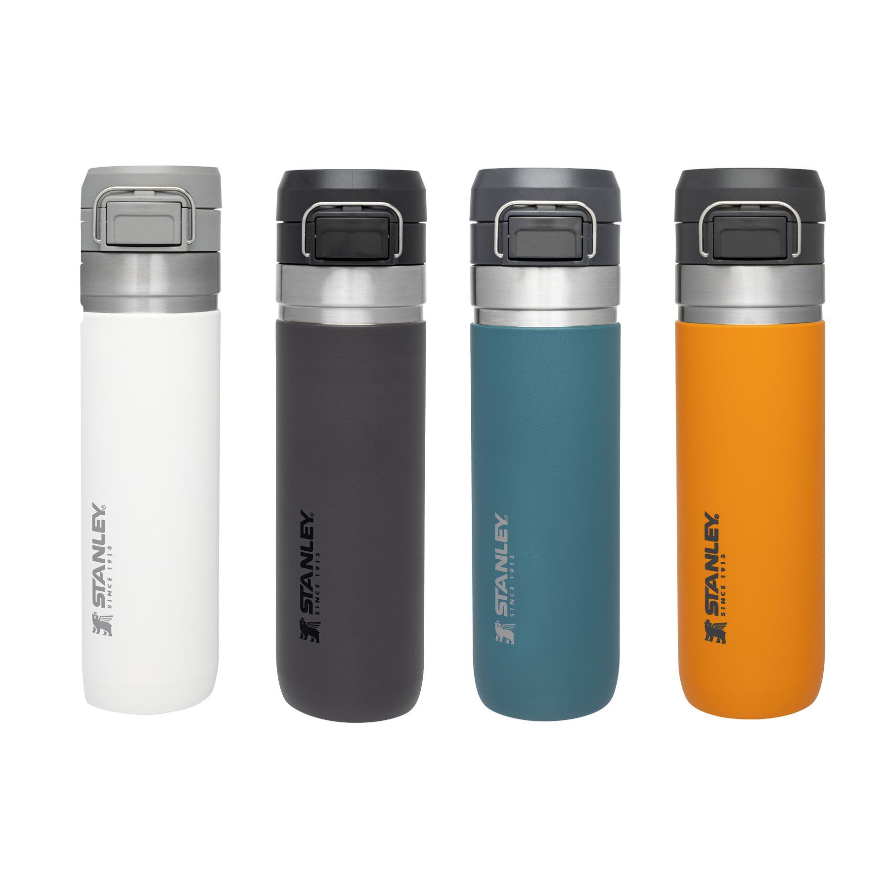 Stanley QUICK FLIP WATER BOTTLE 0,7L, alu termos boca kamp, siva