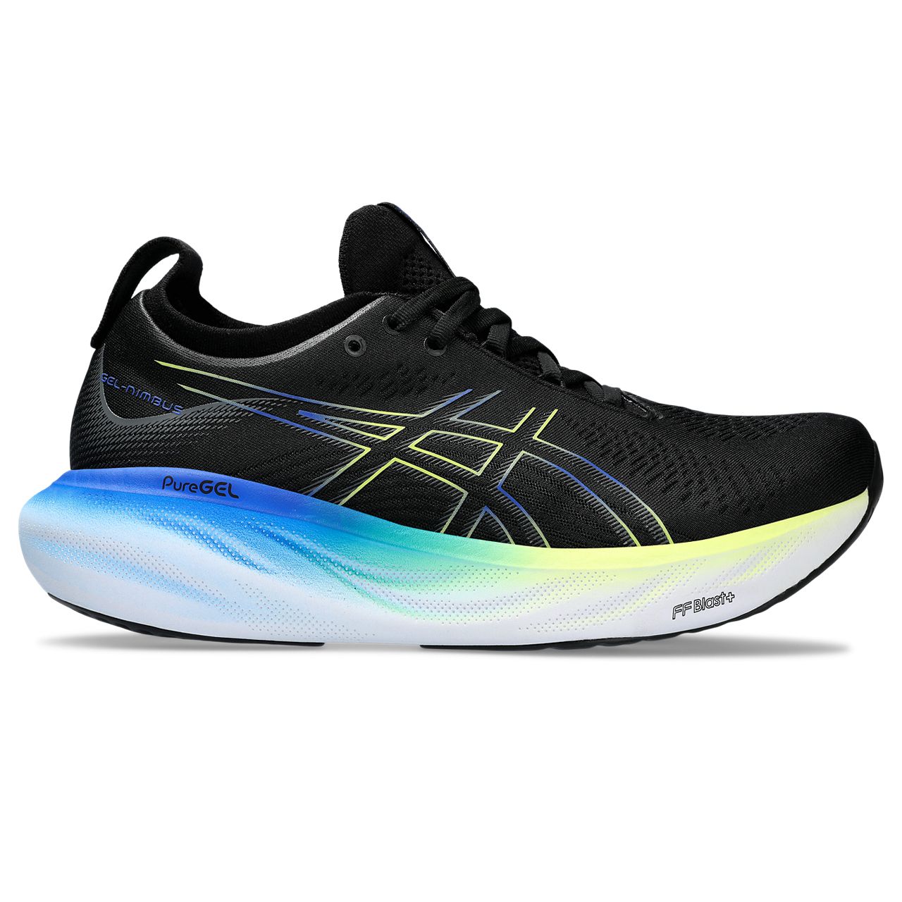 Asics GEL NIMBUS 25 mu ke patike za tr anje crna Intersport