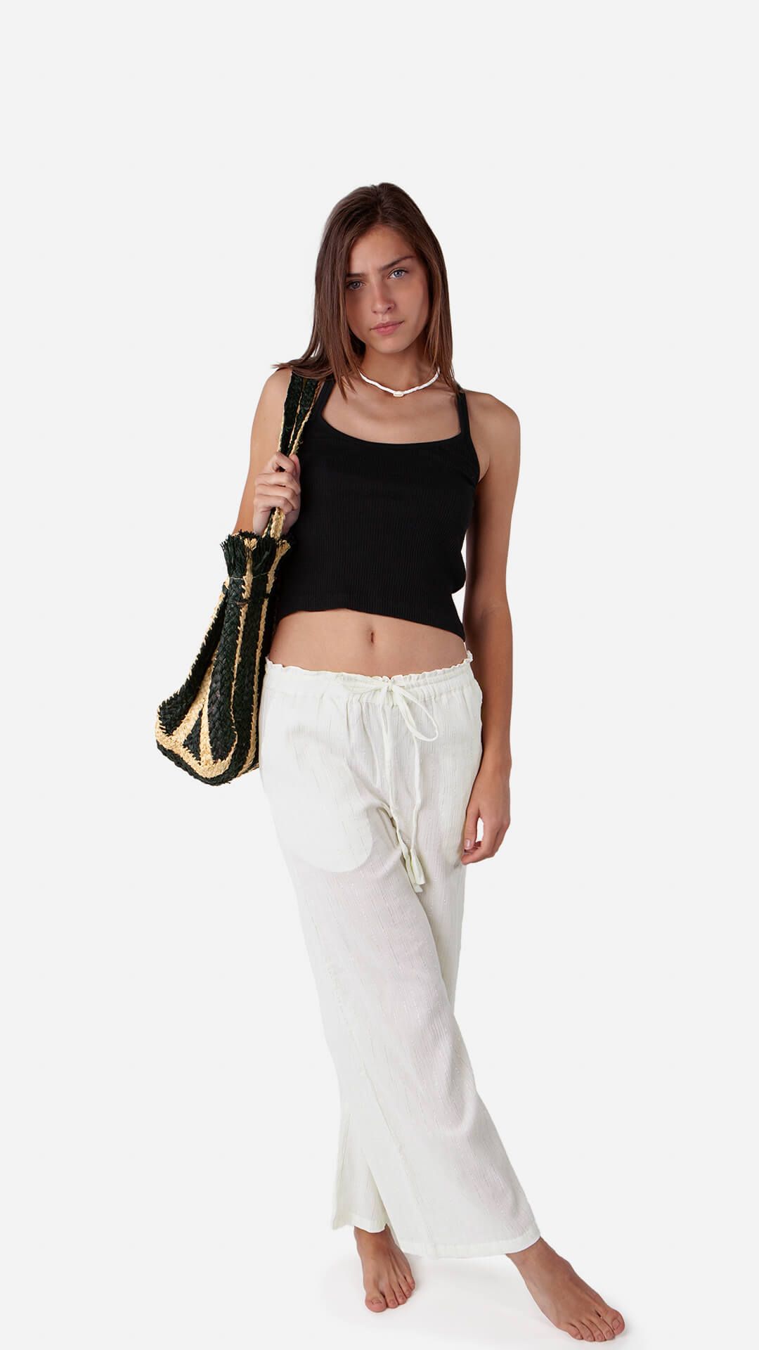 Barts SAMSOR PANTS, ženske pantalone, bijela