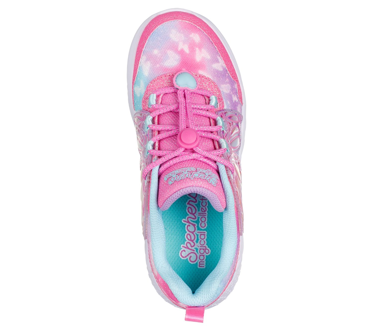 Skechers DREAM RACER - WING BRITES, dječije patike za slobodno vrijeme, roza