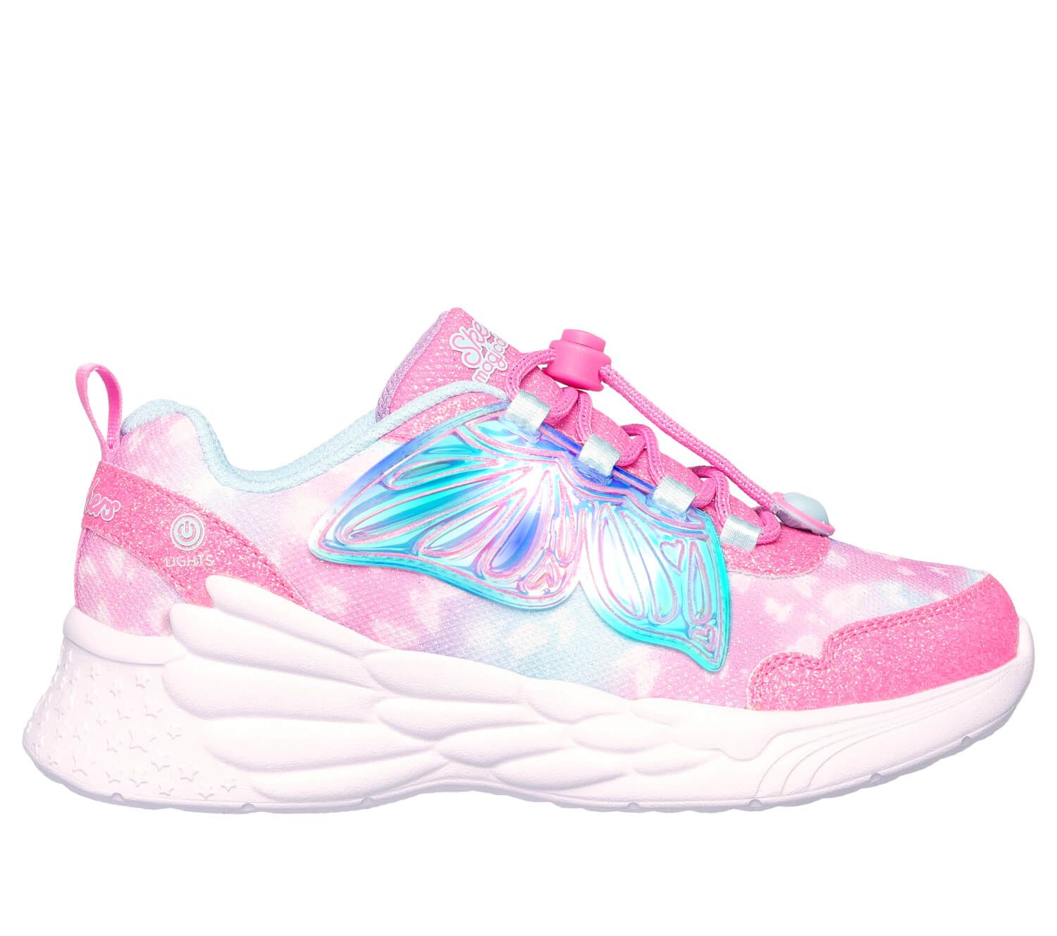 Skechers DREAM RACER - WING BRITES, dječije patike za slobodno vrijeme, roza