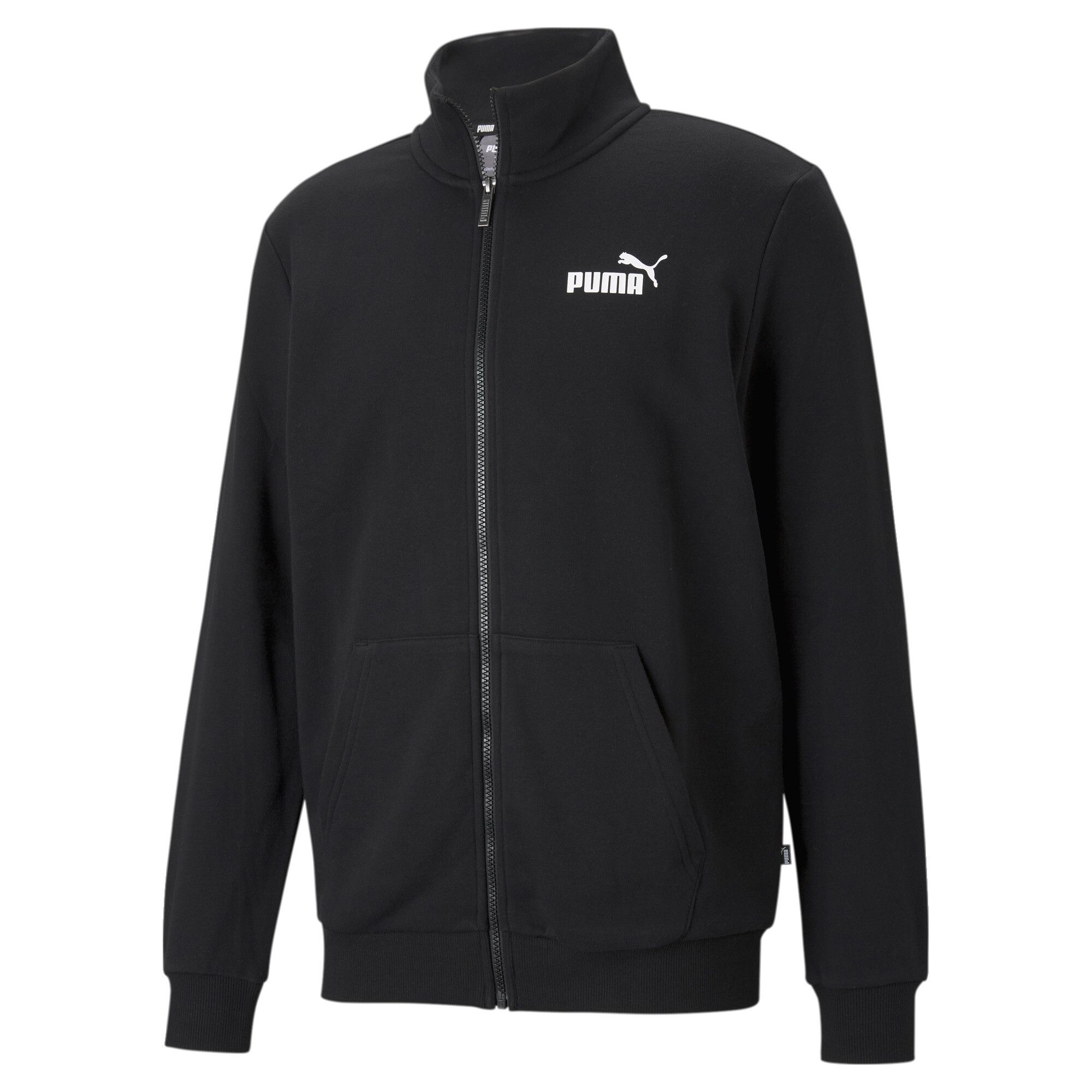 Puma ESS TRACK JACKET TR, muški duks bez kapuljače, crna