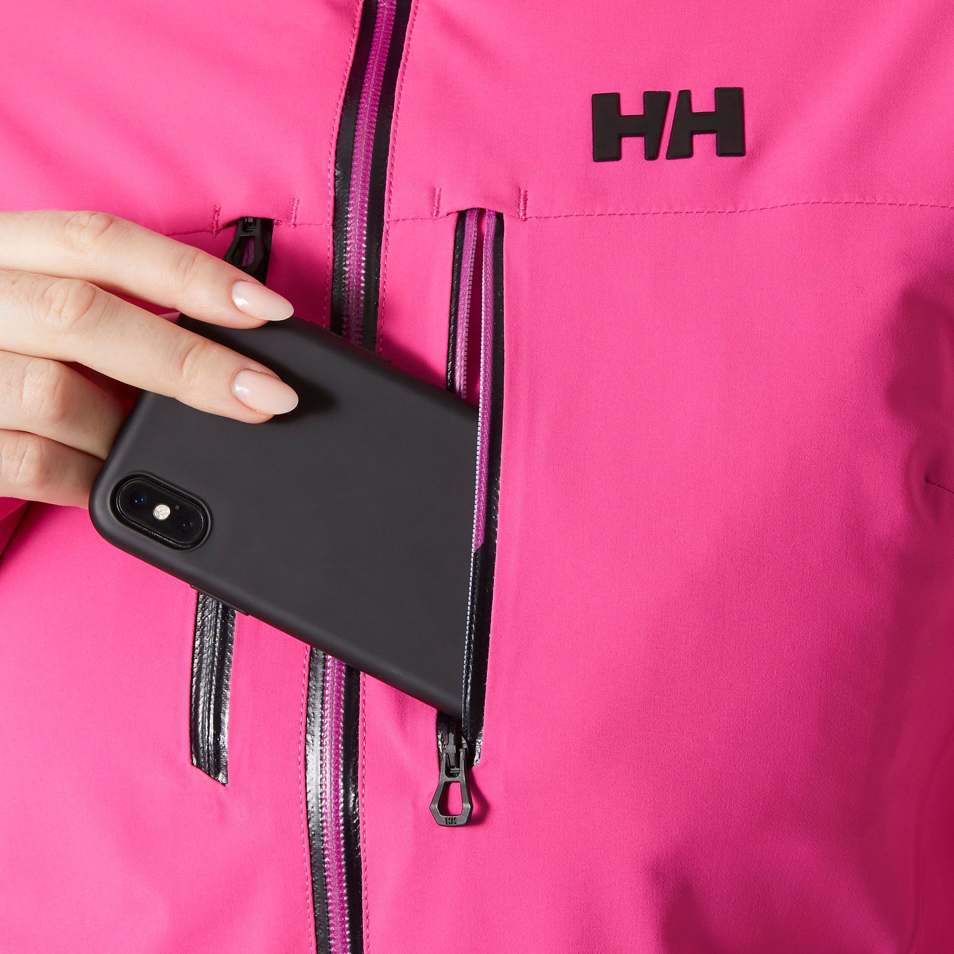 Helly Hansen W ALPHELIA LIFALOFT JACKET, ženska jakna za skijanje, roza