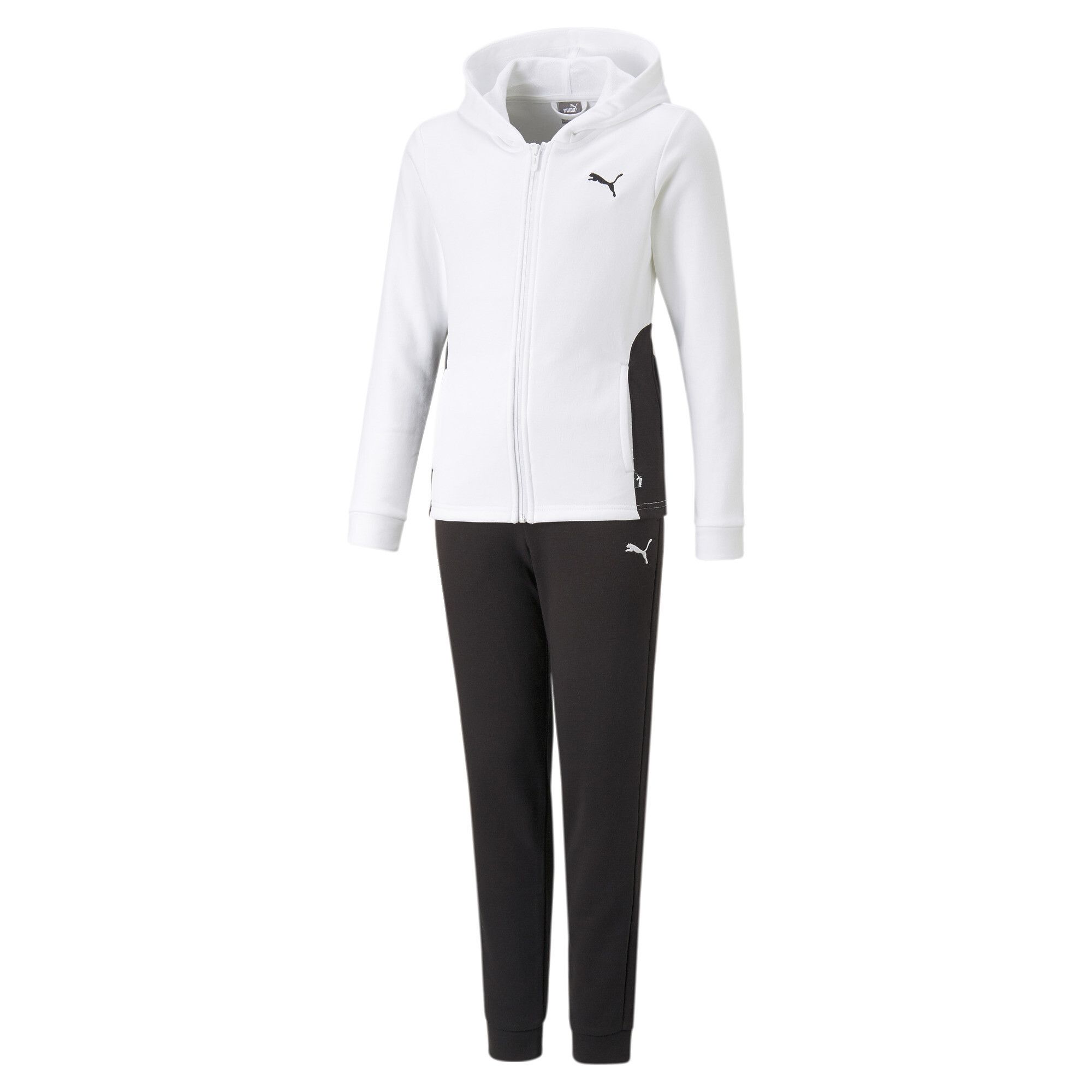 Puma HOODED SWEAT SUIT TR CL G dje ija trenerka crna Intersport