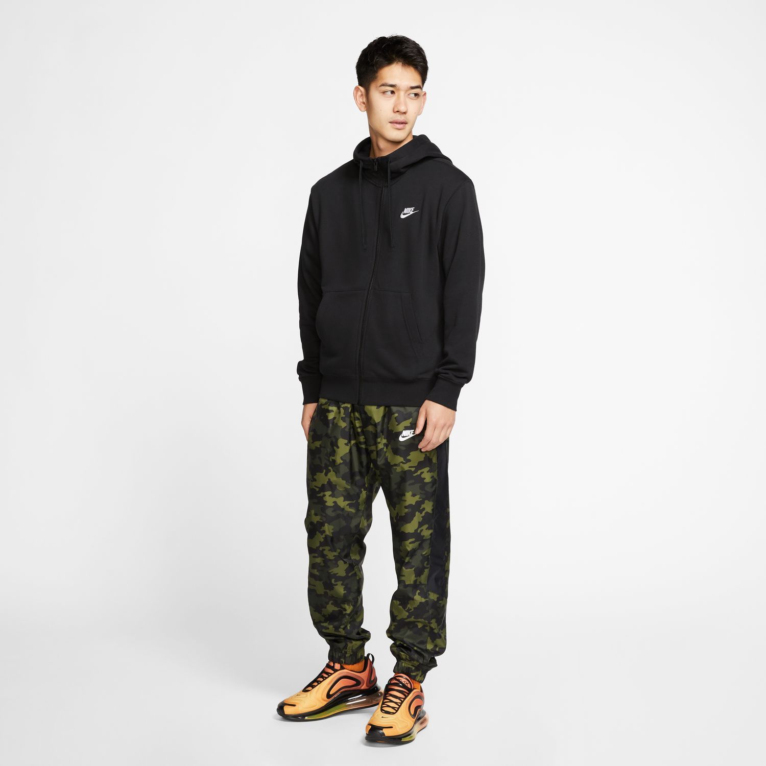 Nike m nsw hotsell club hoodie fz ft