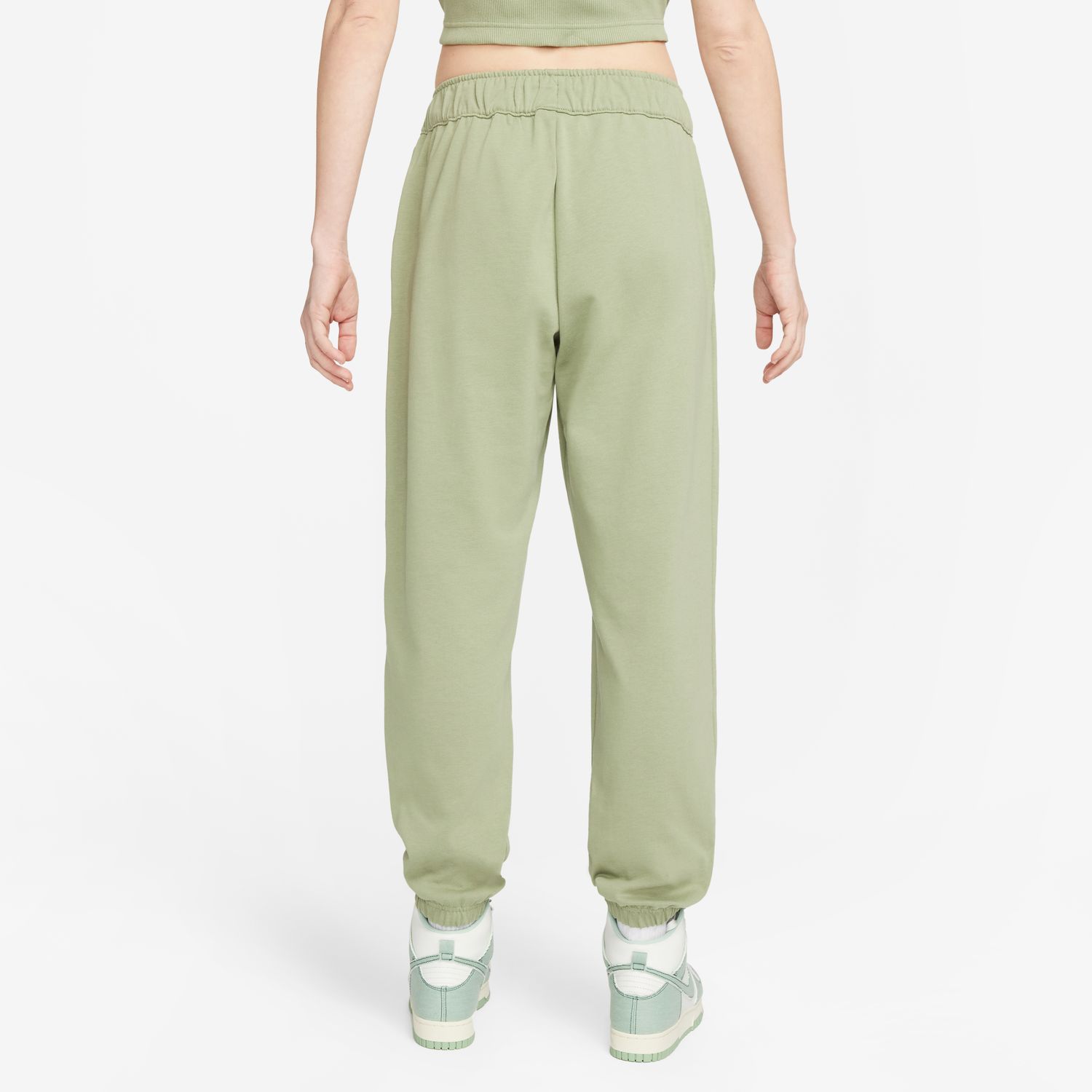 Nike W NSW JRSY EASY JOGGER, ženske pantalone, zelena
