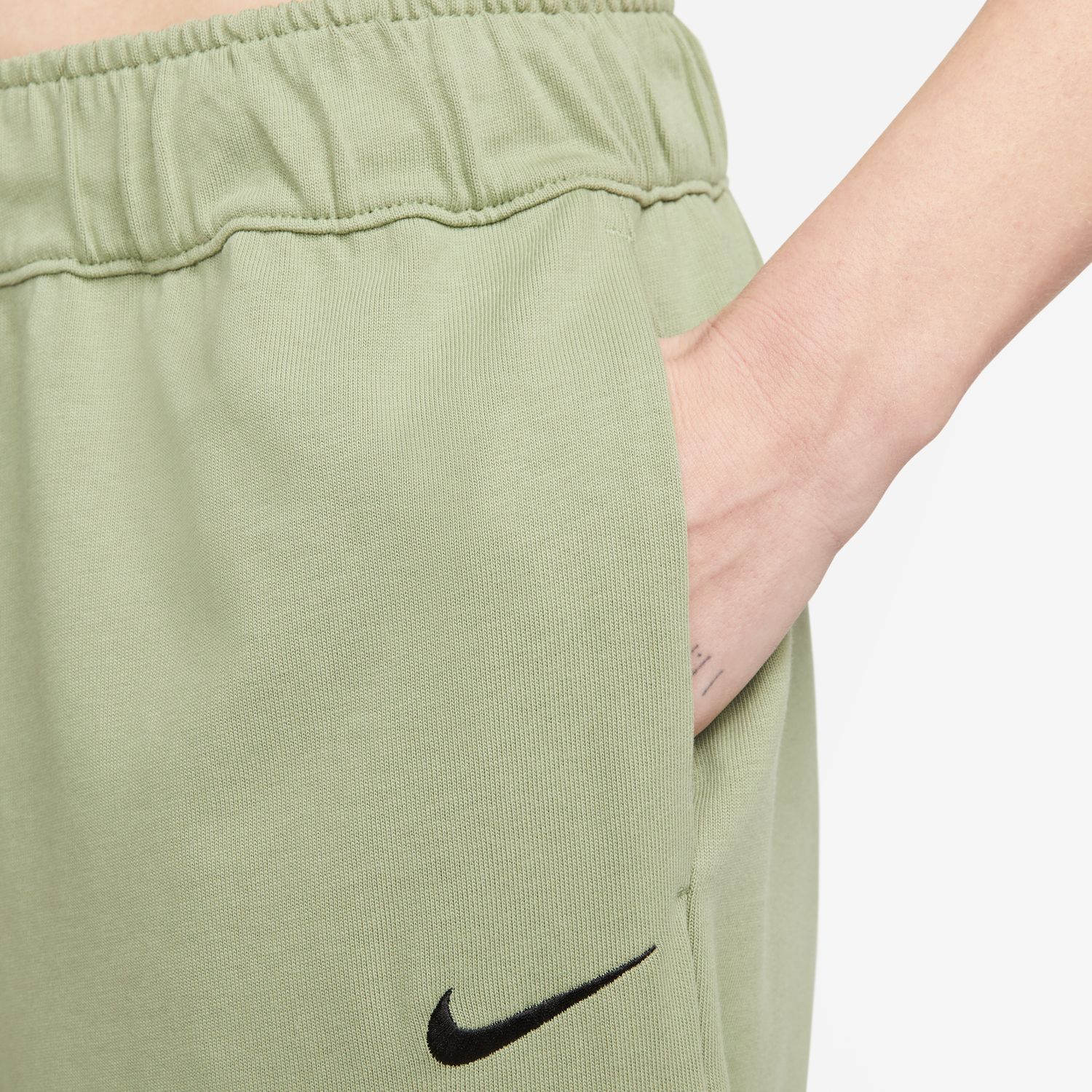 Nike W NSW JRSY EASY JOGGER, ženske pantalone, zelena