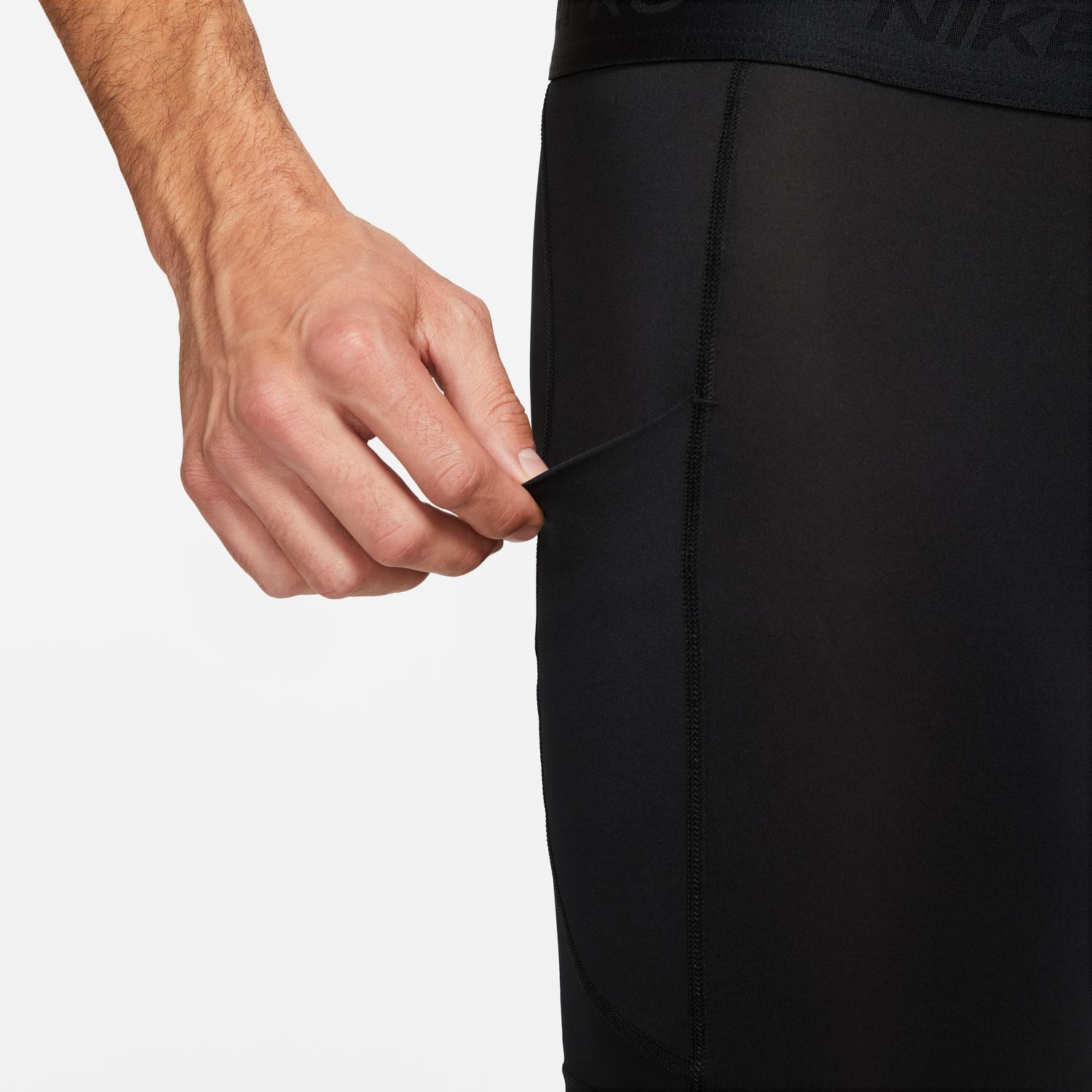 Nike M NP DF SHORT, muške helanke za fitnes, crna