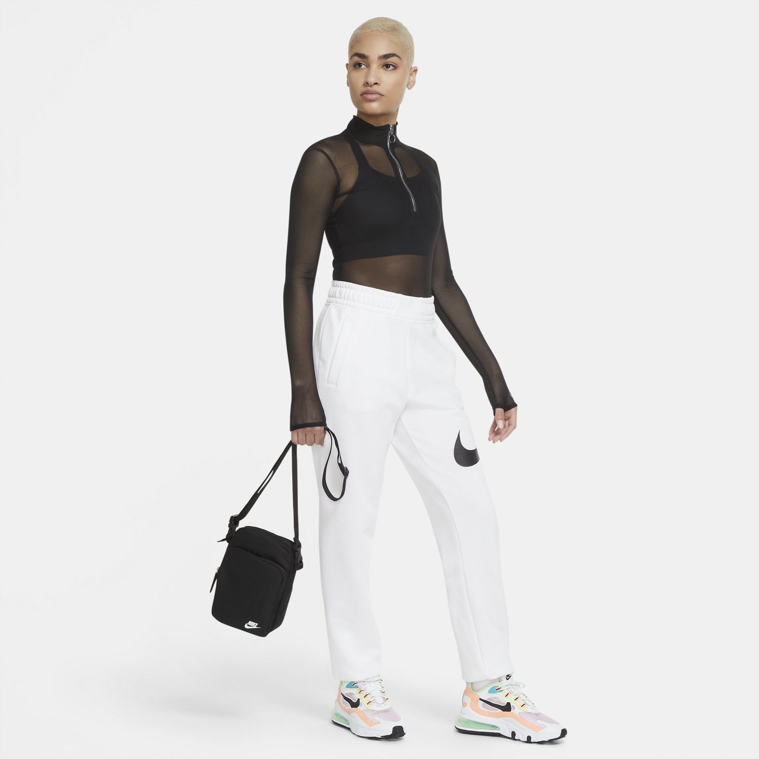Nike HERITAGE CROSSBODY, torbica, crna