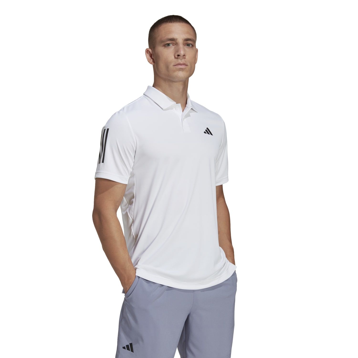 Adidas CLUB 3STR POLO mu ka polo majica za tenis bijela Intersport