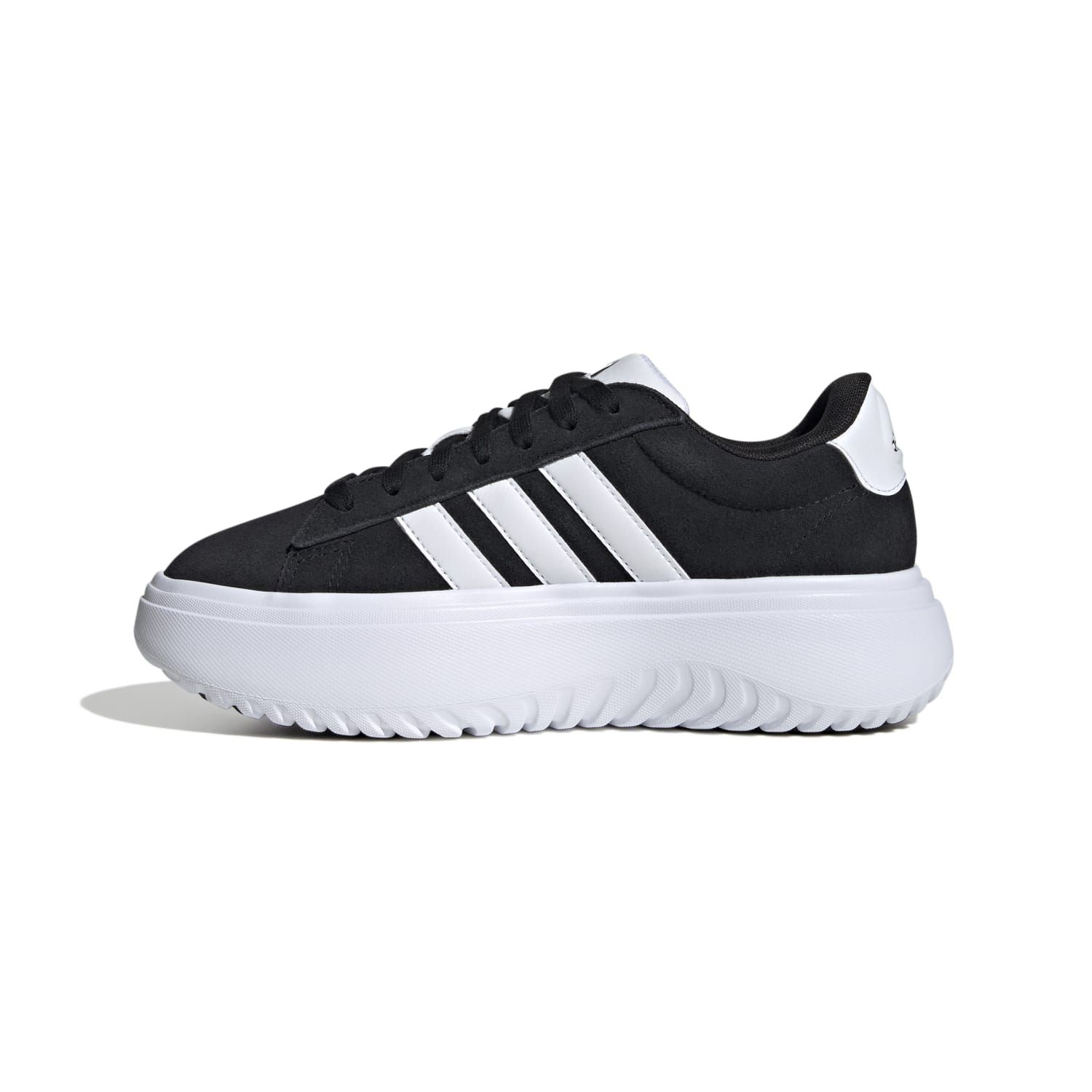 Adidas GRAND COURT PLATFORM SUEDE, ženske patike za slobodno vrijeme, crna
