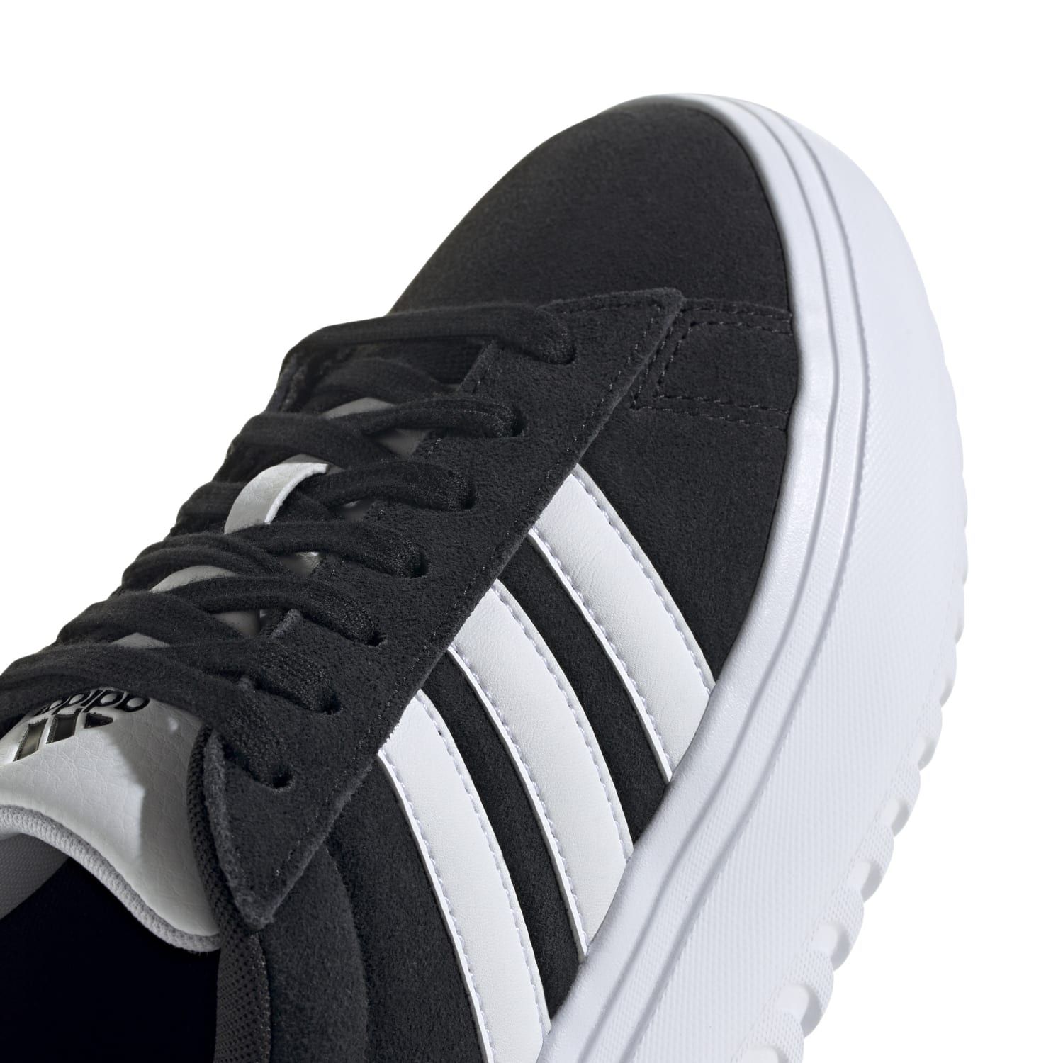 Adidas GRAND COURT PLATFORM SUEDE, ženske patike za slobodno vrijeme, crna