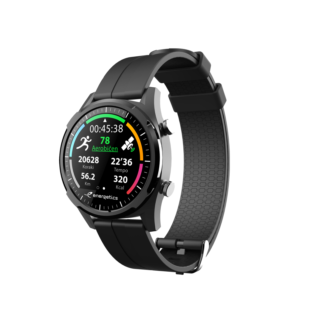Energetics PRO SPORT GPS S2, sat, crna