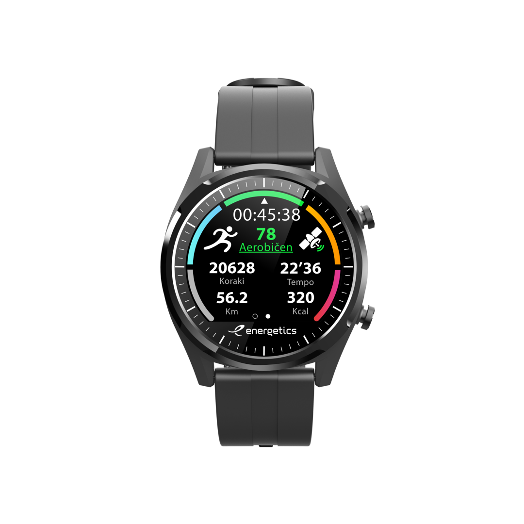 Energetics PRO SPORT GPS S2, sat, crna