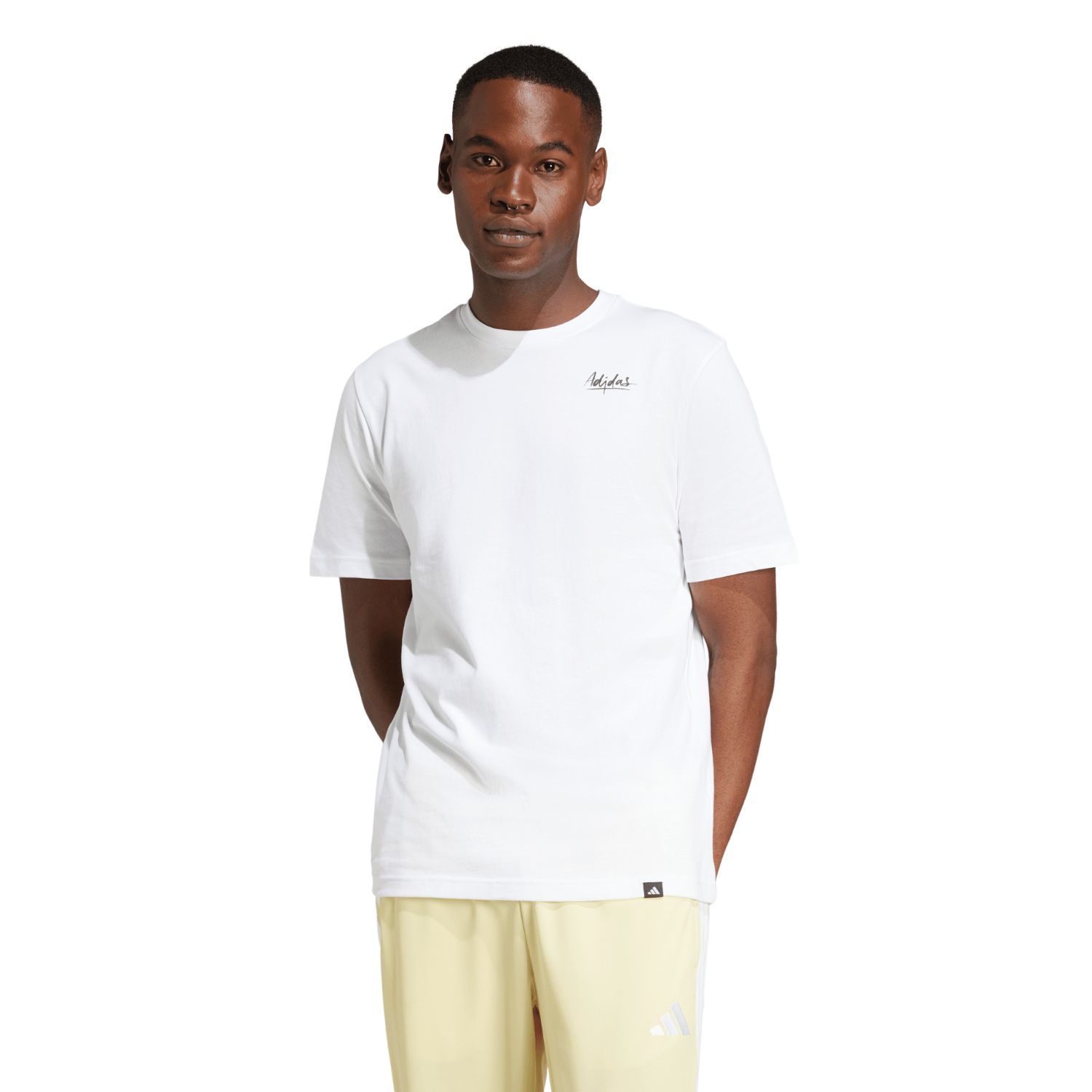 Adidas M L SL BOWL T, muška majica, bijela