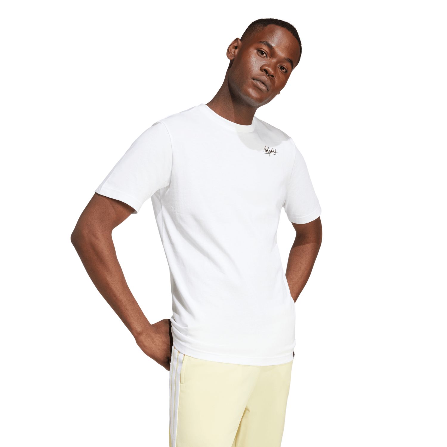 Adidas M L SL BOWL T, muška majica, bijela
