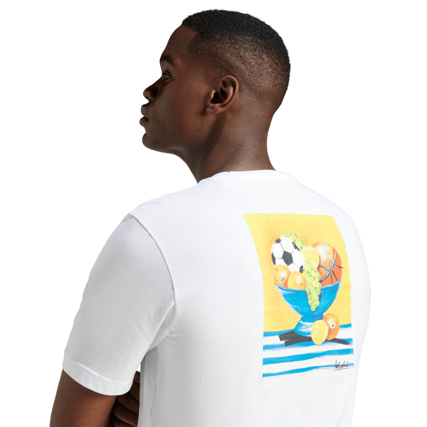 Adidas M L SL BOWL T, muška majica, bijela