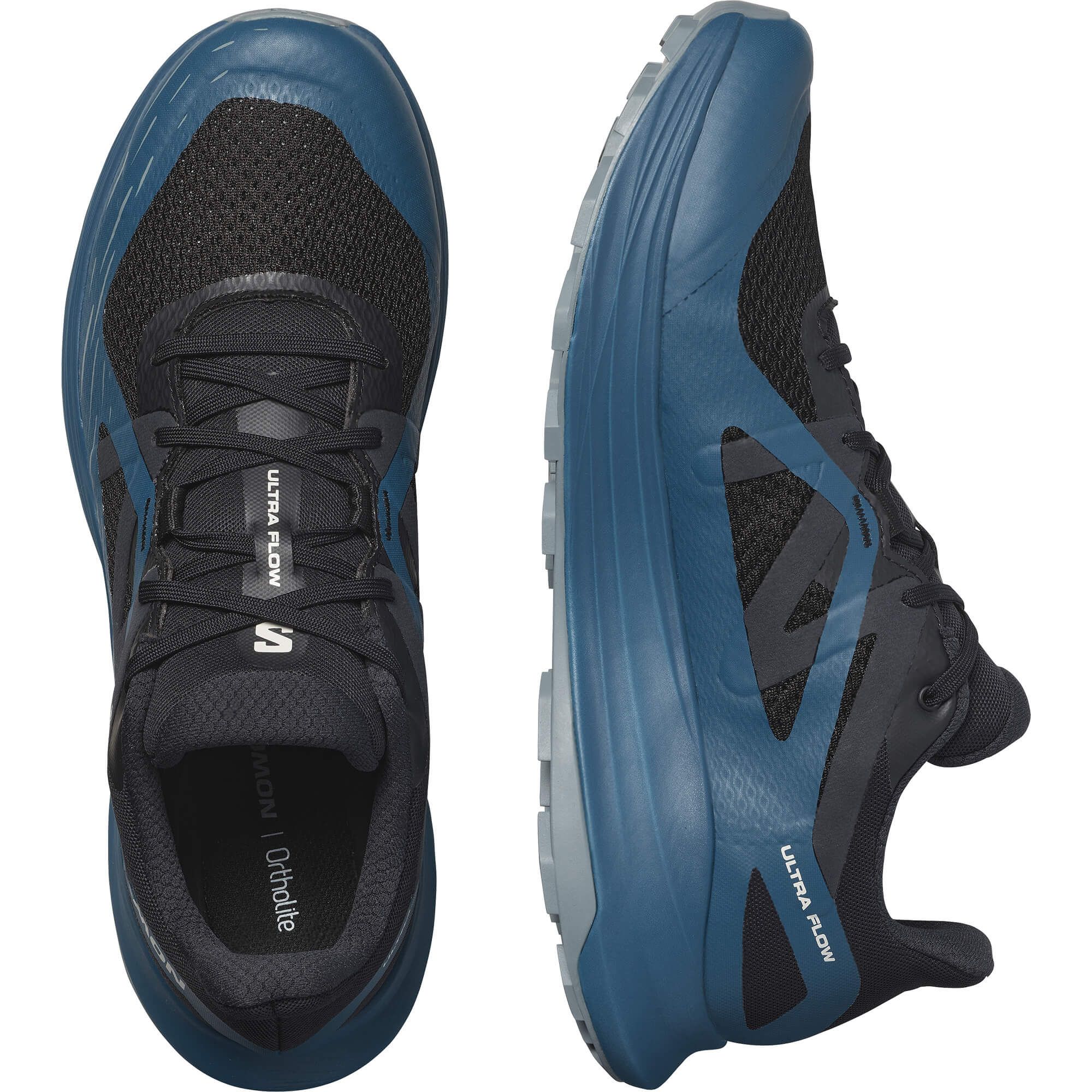 Salomon ULTRA FLOW GTX, muške patike za trail trčanje, crna