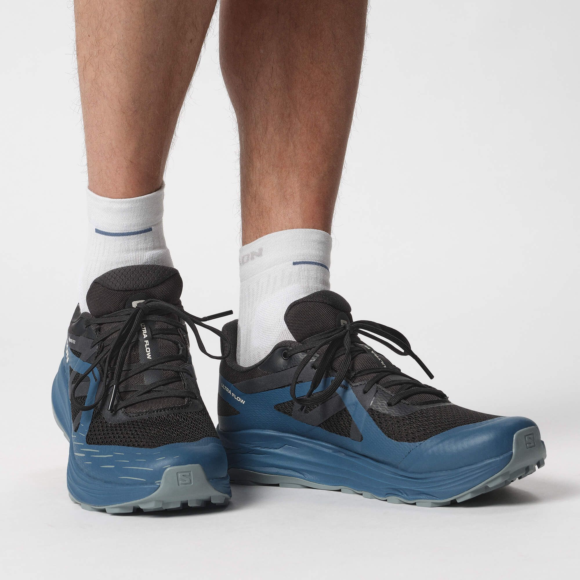 Salomon ULTRA FLOW GTX, muške patike za trail trčanje, crna