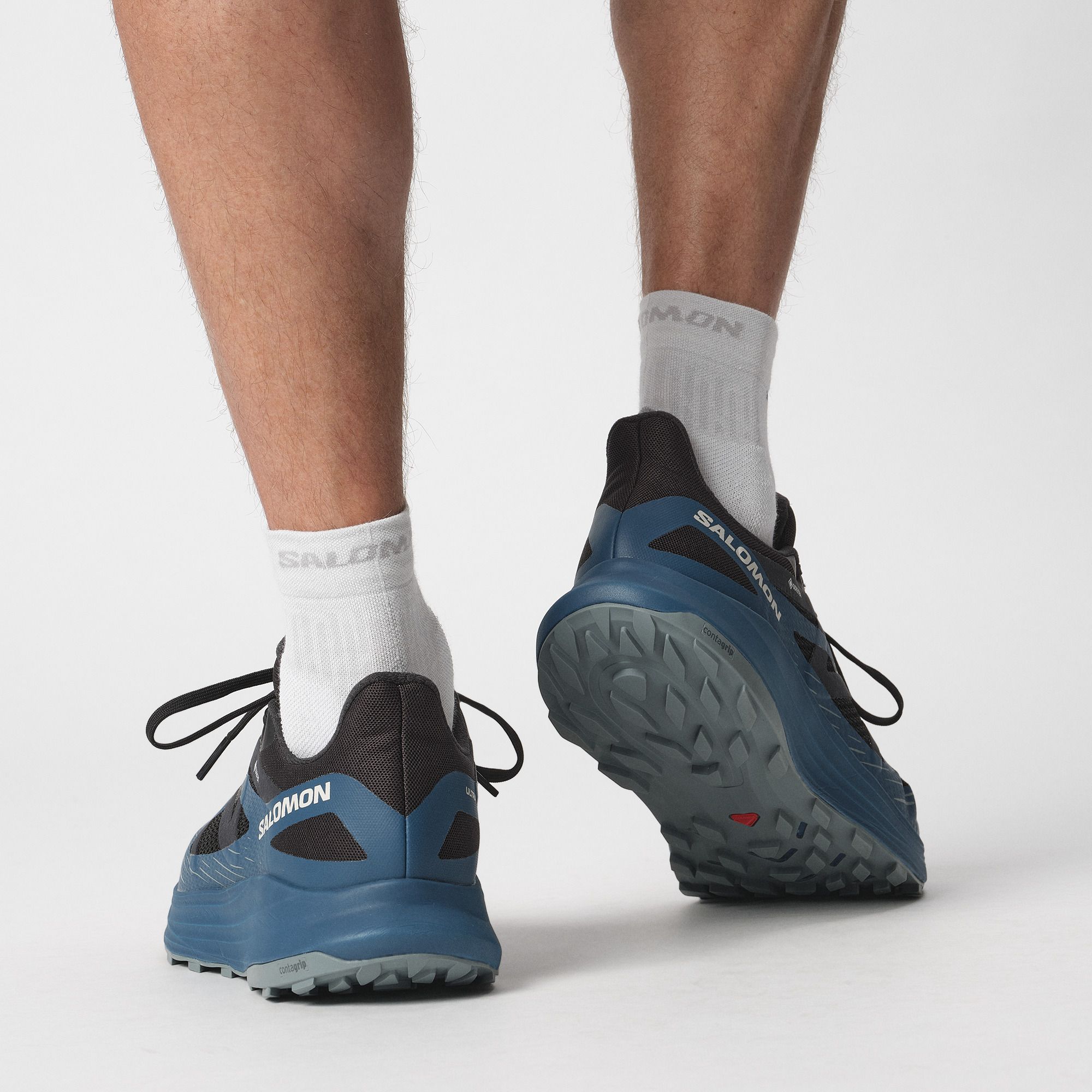 Salomon ULTRA FLOW GTX, muške patike za trail trčanje, crna