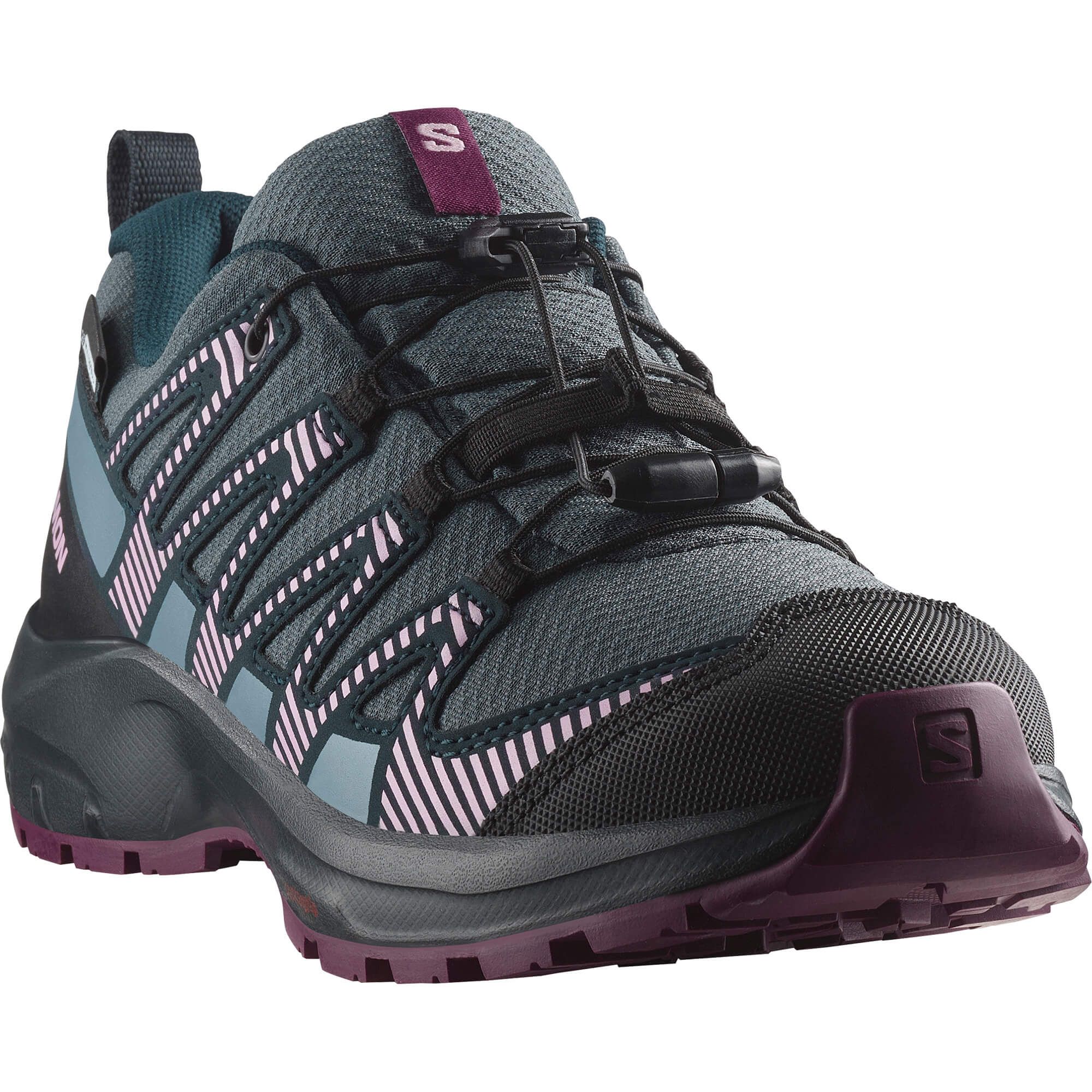Salomon XA PRO V8 CSWP J, dječije cipele za planinarenje, siva