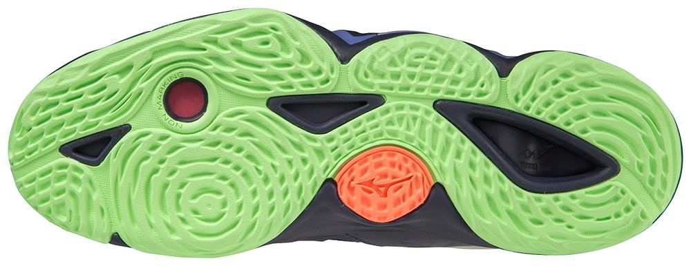 Mizuno WAVE MOMENTUM 3 MID, muške patike za odbojku, crna