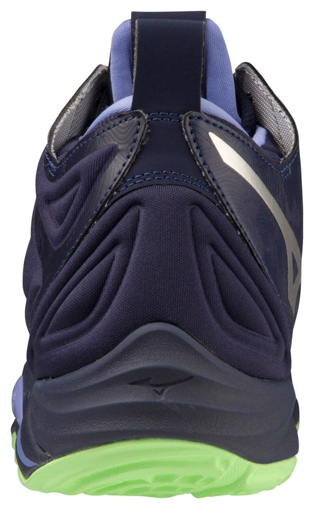 Mizuno WAVE MOMENTUM 3 MID, muške patike za odbojku, crna